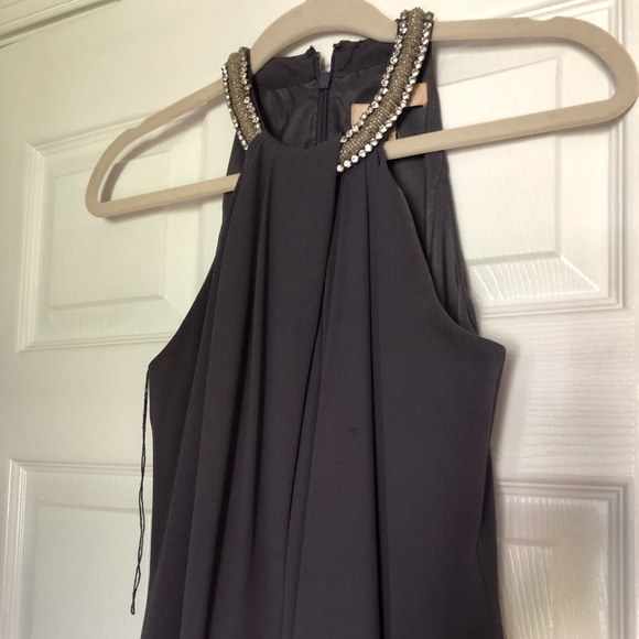 Aidan mattox Size 0 evening dress-blue/purple - Picture 7 of 7